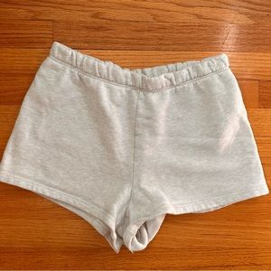 Aritzia tna cozy fleece shorts